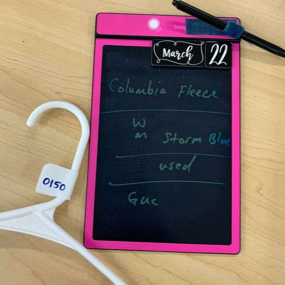 Columbia Jacket Womens M Medium Storm Blue Full Zip Stand Collar Fleece Pockets - Picture 9 of 10